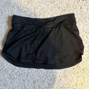 Women's Black Athletic Skort